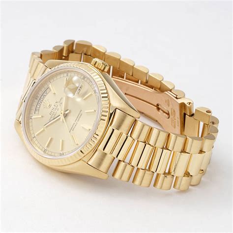 men's rolex presidential gold|rolex 18kt president 36mm watch.